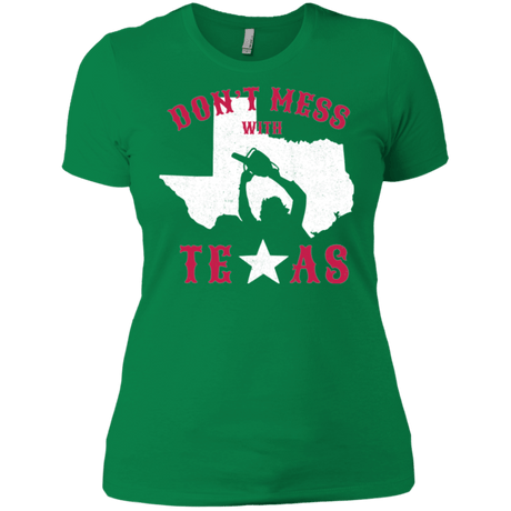 T-Shirts Kelly Green / X-Small Dont Mess With Texas Women's Premium T-Shirt
