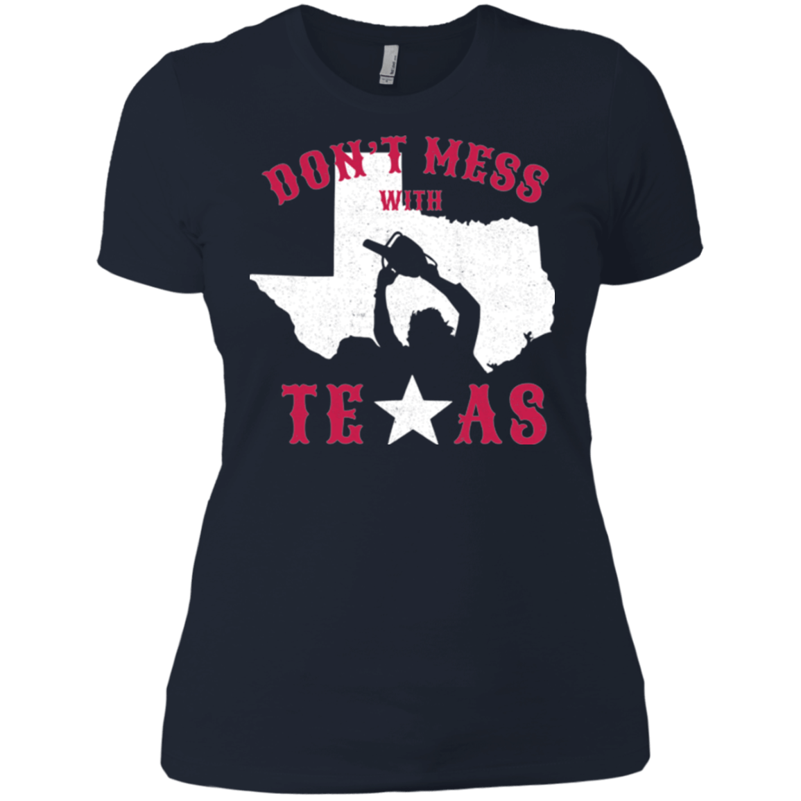 T-Shirts Midnight Navy / X-Small Dont Mess With Texas Women's Premium T-Shirt