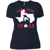 T-Shirts Midnight Navy / X-Small Dont Mess With Texas Women's Premium T-Shirt