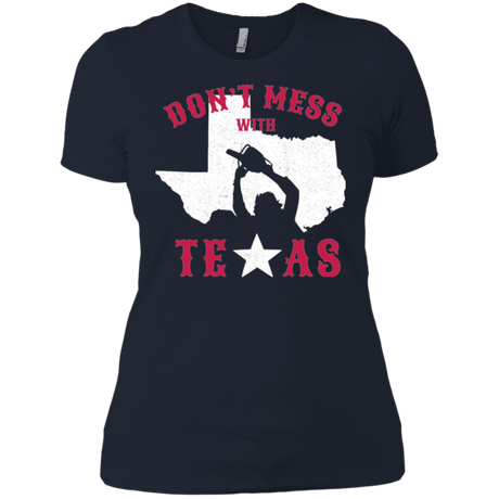 T-Shirts Midnight Navy / X-Small Dont Mess With Texas Women's Premium T-Shirt
