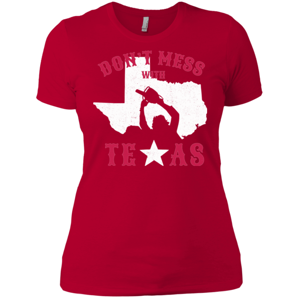 T-Shirts Red / X-Small Dont Mess With Texas Women's Premium T-Shirt
