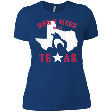 T-Shirts Royal / X-Small Dont Mess With Texas Women's Premium T-Shirt