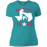 T-Shirts Tahiti Blue / X-Small Dont Mess With Texas Women's Premium T-Shirt