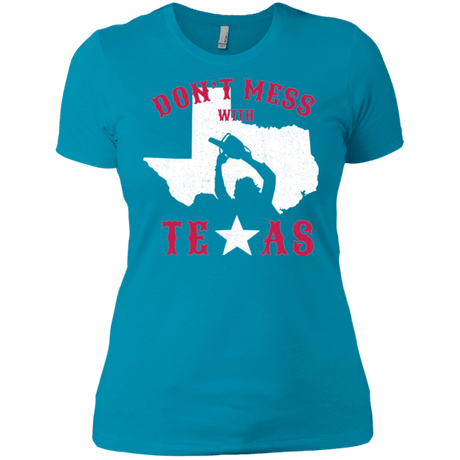 T-Shirts Turquoise / X-Small Dont Mess With Texas Women's Premium T-Shirt