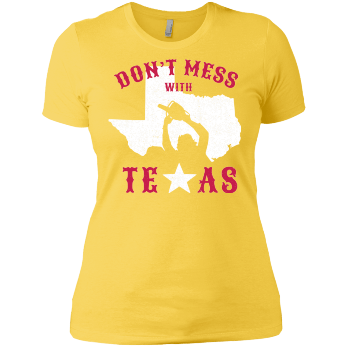 T-Shirts Vibrant Yellow / X-Small Dont Mess With Texas Women's Premium T-Shirt