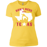 T-Shirts Vibrant Yellow / X-Small Dont Mess With Texas Women's Premium T-Shirt
