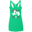 T-Shirts Envy / X-Small Dont Mess With Texas Women's Triblend Racerback Tank