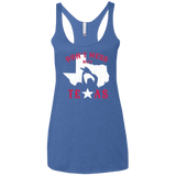 T-Shirts Vintage Royal / X-Small Dont Mess With Texas Women's Triblend Racerback Tank