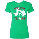 T-Shirts Envy / Small Dont Mess With Texas Women's Triblend T-Shirt