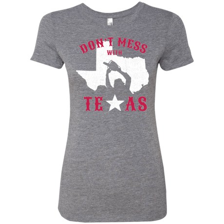 T-Shirts Premium Heather / Small Dont Mess With Texas Women's Triblend T-Shirt