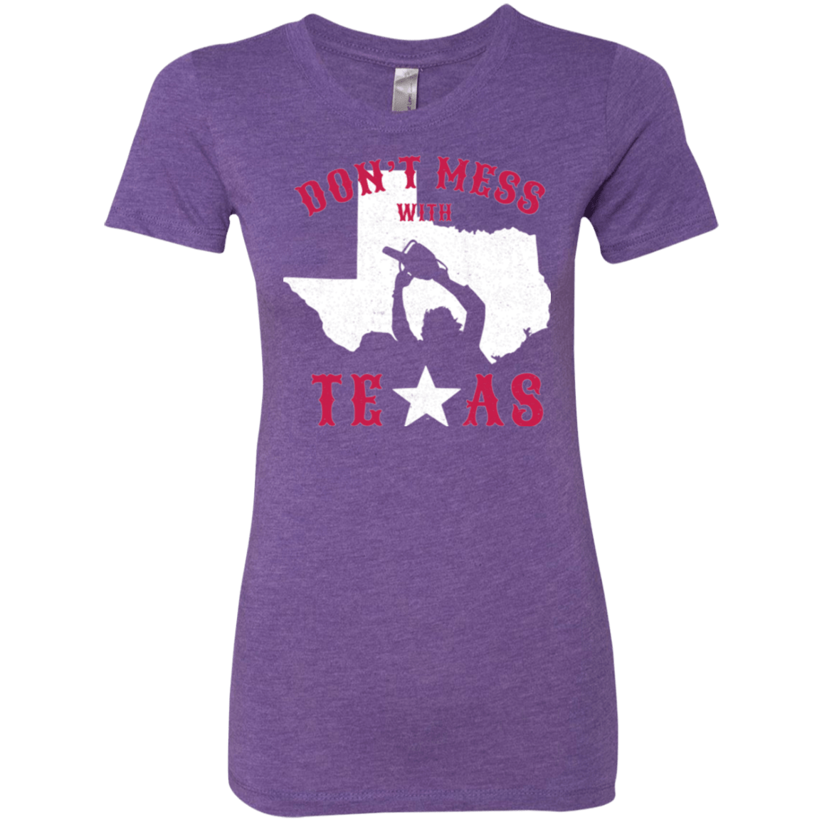 T-Shirts Purple Rush / Small Dont Mess With Texas Women's Triblend T-Shirt