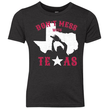 T-Shirts Vintage Black / YXS Dont Mess With Texas Youth Triblend T-Shirt
