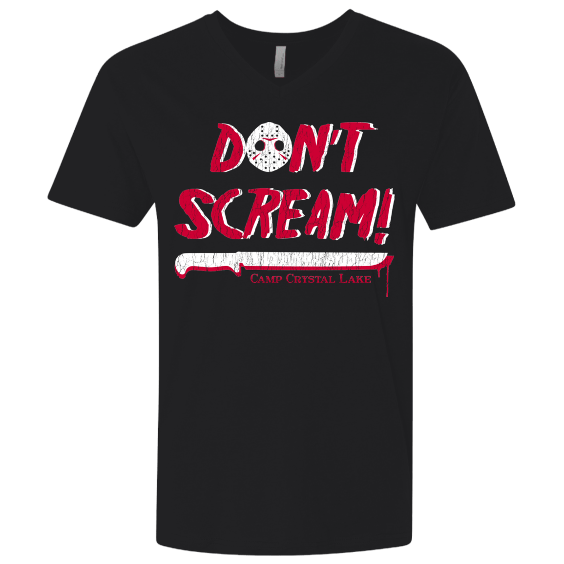 T-Shirts Black / X-Small Dont Scream Men's Premium V-Neck