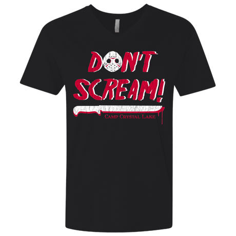 T-Shirts Black / X-Small Dont Scream Men's Premium V-Neck