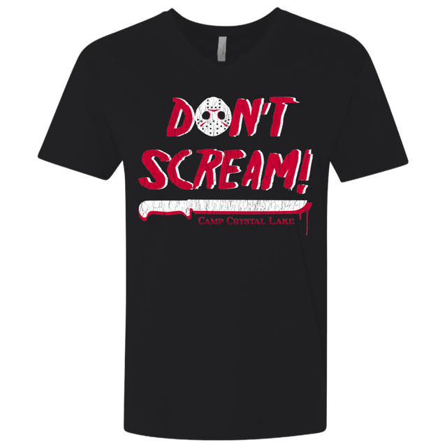 T-Shirts Black / X-Small Dont Scream Men's Premium V-Neck