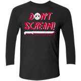 T-Shirts Vintage Black/Vintage Black / X-Small Dont Scream Men's Triblend 3/4 Sleeve