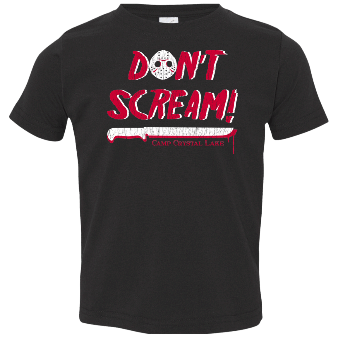 T-Shirts Black / 2T Dont Scream Toddler Premium T-Shirt