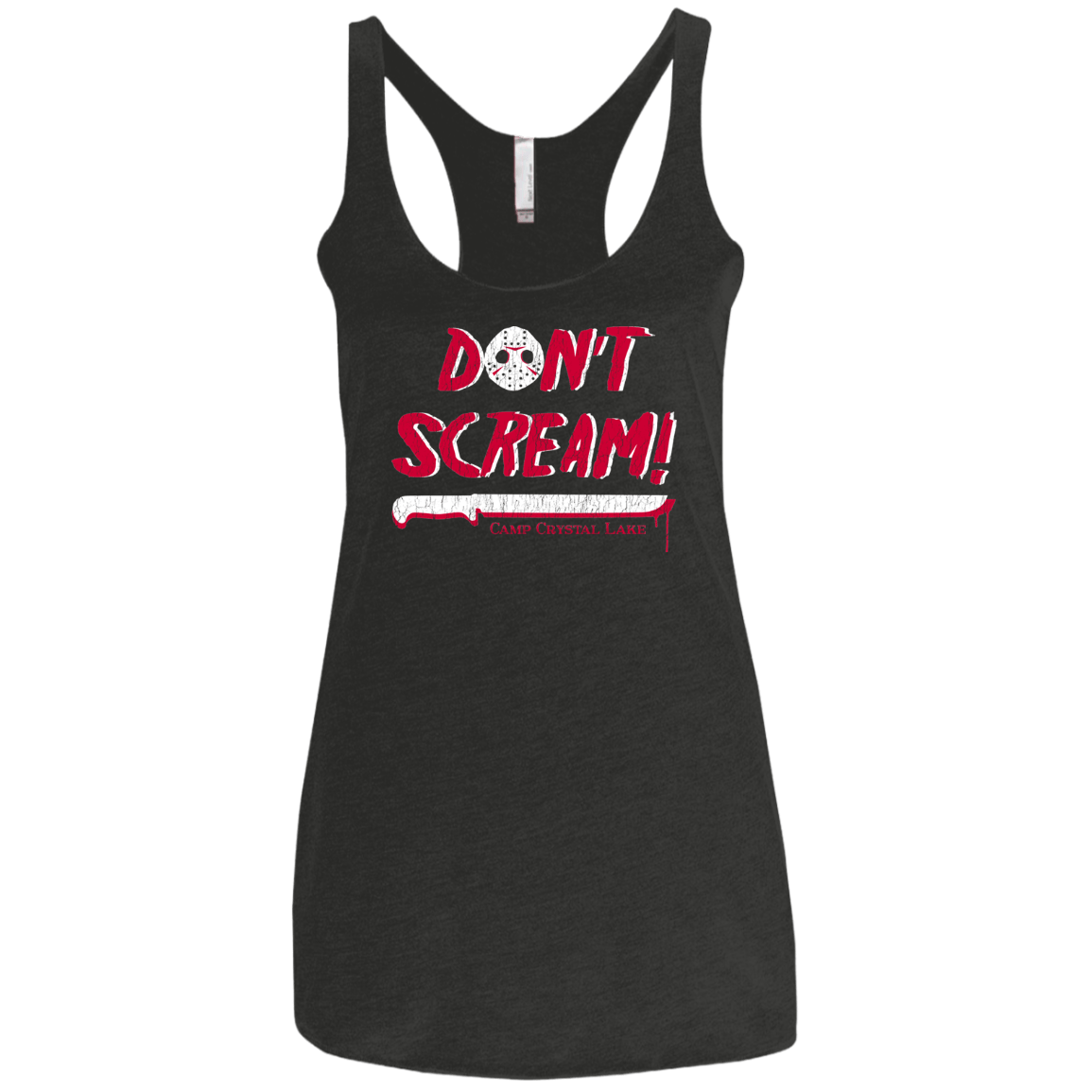 Dont Scream Women's Triblend Racerback Tank