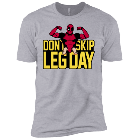 T-Shirts Heather Grey / YXS Dont Skip Leg Day Boys Premium T-Shirt