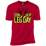 T-Shirts Red / YXS Dont Skip Leg Day Boys Premium T-Shirt