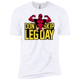 T-Shirts White / YXS Dont Skip Leg Day Boys Premium T-Shirt