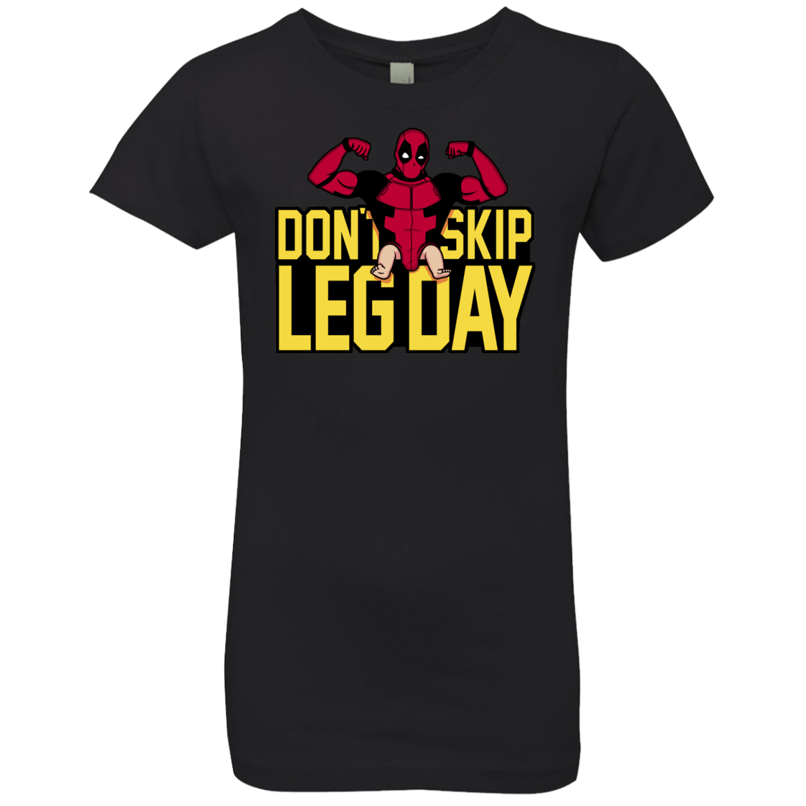 T-Shirts Black / YXS Dont Skip Leg Day Girls Premium T-Shirt