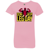 T-Shirts Light Pink / YXS Dont Skip Leg Day Girls Premium T-Shirt