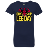 T-Shirts Midnight Navy / YXS Dont Skip Leg Day Girls Premium T-Shirt