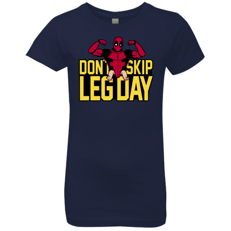 T-Shirts Midnight Navy / YXS Dont Skip Leg Day Girls Premium T-Shirt
