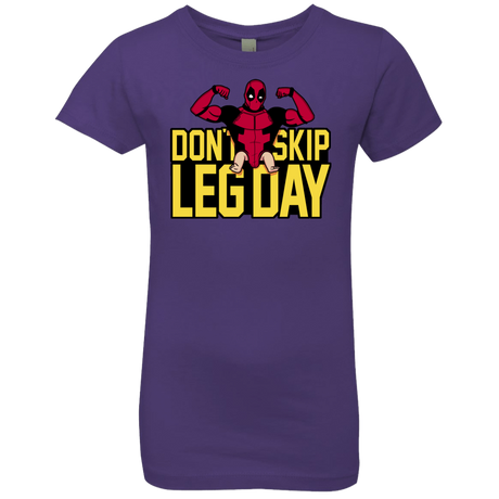 T-Shirts Purple Rush / YXS Dont Skip Leg Day Girls Premium T-Shirt