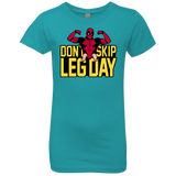 T-Shirts Tahiti Blue / YXS Dont Skip Leg Day Girls Premium T-Shirt