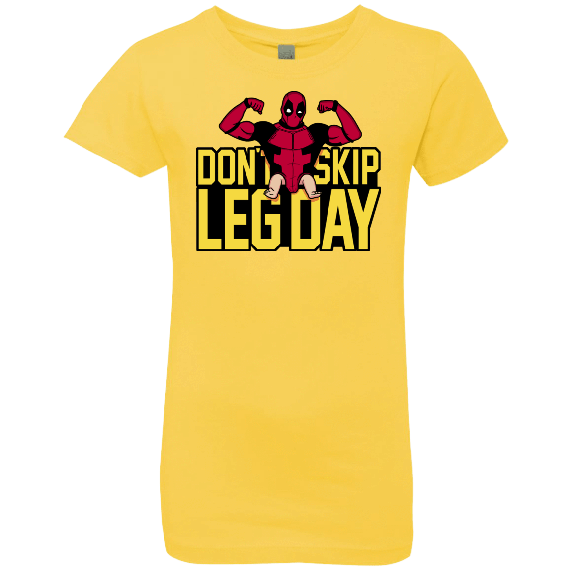 T-Shirts Vibrant Yellow / YXS Dont Skip Leg Day Girls Premium T-Shirt