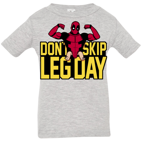T-Shirts Heather Grey / 6 Months Dont Skip Leg Day Infant Premium T-Shirt