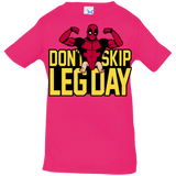 T-Shirts Hot Pink / 6 Months Dont Skip Leg Day Infant Premium T-Shirt