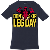 T-Shirts Navy / 6 Months Dont Skip Leg Day Infant Premium T-Shirt