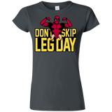 T-Shirts Charcoal / S Dont Skip Leg Day Junior Slimmer-Fit T-Shirt