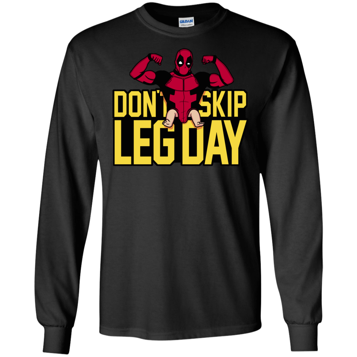 T-Shirts Black / S Dont Skip Leg Day Men's Long Sleeve T-Shirt