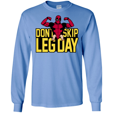 T-Shirts Carolina Blue / S Dont Skip Leg Day Men's Long Sleeve T-Shirt