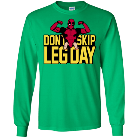 T-Shirts Irish Green / S Dont Skip Leg Day Men's Long Sleeve T-Shirt