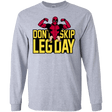 T-Shirts Sport Grey / S Dont Skip Leg Day Men's Long Sleeve T-Shirt