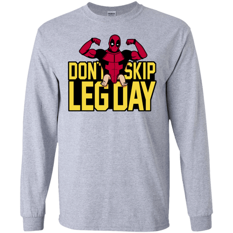 T-Shirts Sport Grey / S Dont Skip Leg Day Men's Long Sleeve T-Shirt