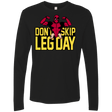 T-Shirts Black / S Dont Skip Leg Day Men's Premium Long Sleeve
