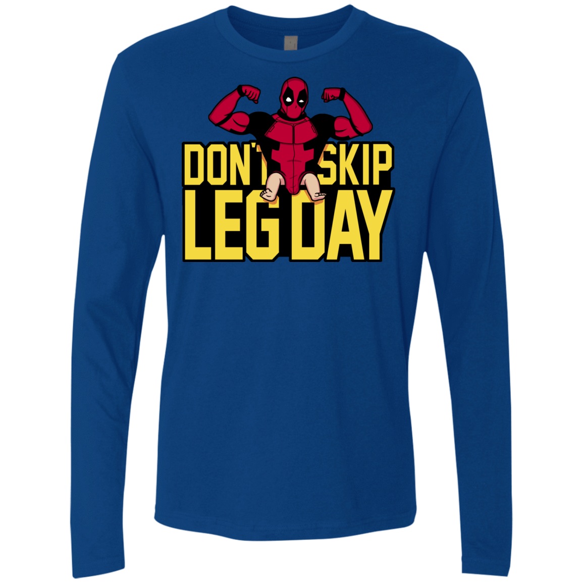 T-Shirts Royal / S Dont Skip Leg Day Men's Premium Long Sleeve
