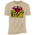 T-Shirts Sand / X-Small Dont Skip Leg Day Men's Premium T-Shirt
