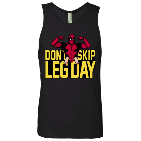 T-Shirts Black / S Dont Skip Leg Day Men's Premium Tank Top