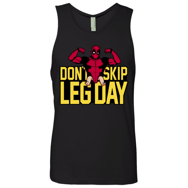 T-Shirts Black / S Dont Skip Leg Day Men's Premium Tank Top