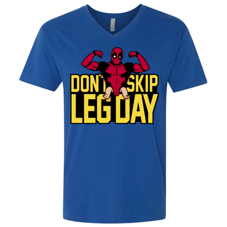 T-Shirts Royal / X-Small Dont Skip Leg Day Men's Premium V-Neck