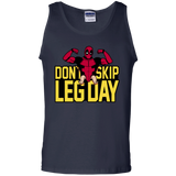 T-Shirts Navy / S Dont Skip Leg Day Men's Tank Top