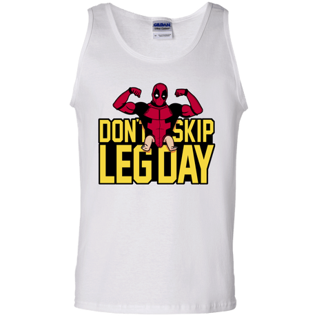 T-Shirts White / S Dont Skip Leg Day Men's Tank Top