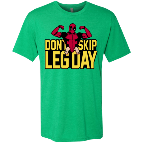 T-Shirts Envy / S Dont Skip Leg Day Men's Triblend T-Shirt
